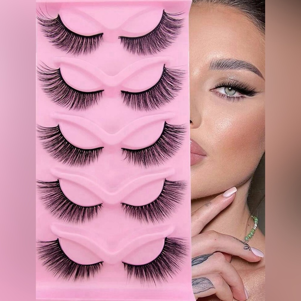 5 Pairs Fluffy Volumized Eyelashes